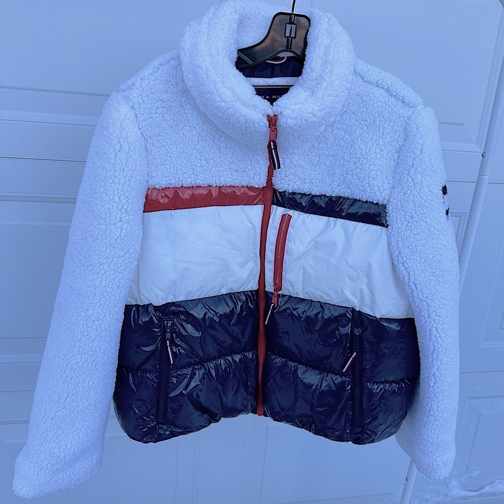 Tommy Hilfiger sherpa puffer jacket